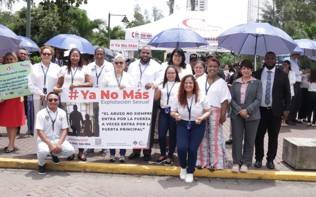 Panamá se une en una gran cadena humana contra la explotación sexual