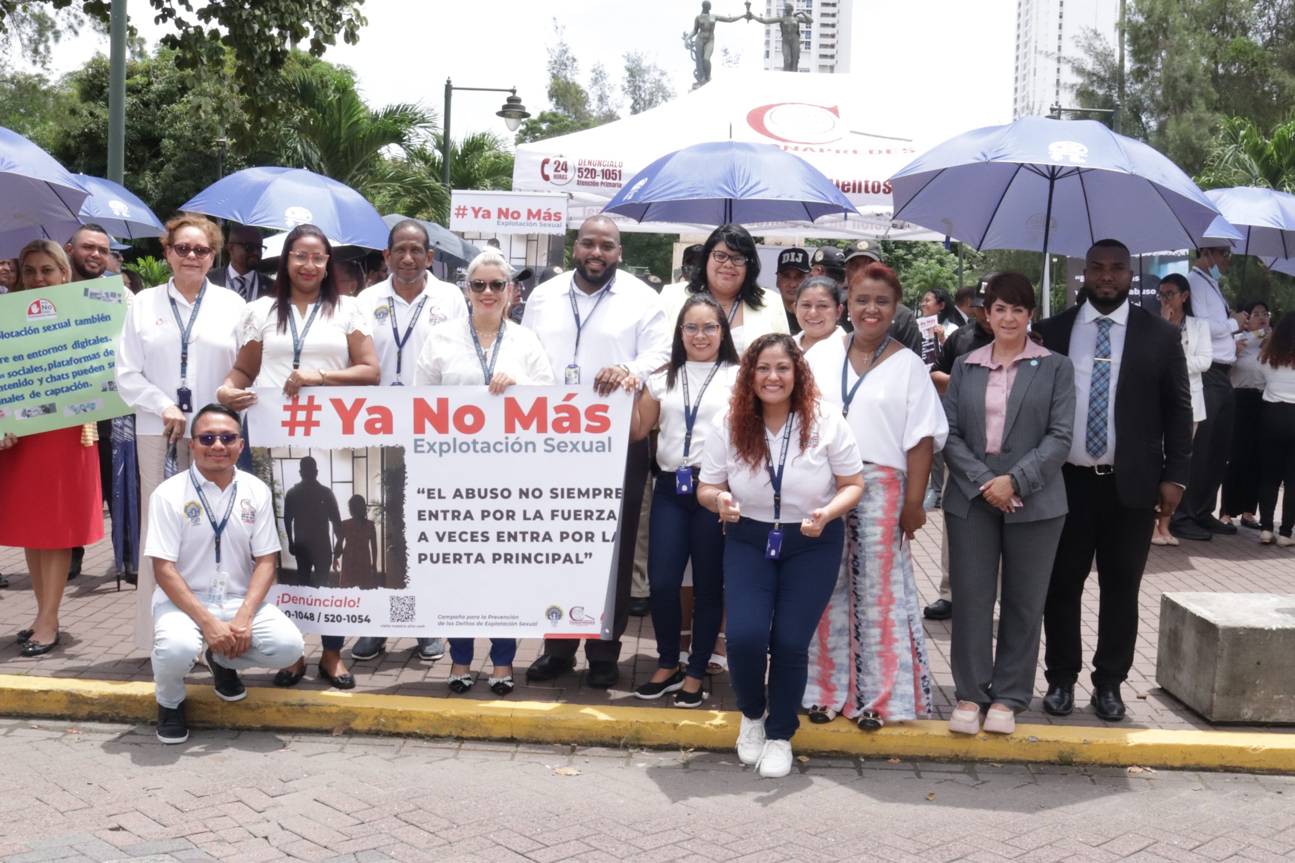 Panamá se une en una gran cadena humana contra la explotación sexual