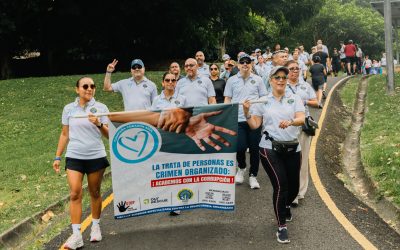 Con una caminata, la PGN conmemora el mes contra la Trata de Personas