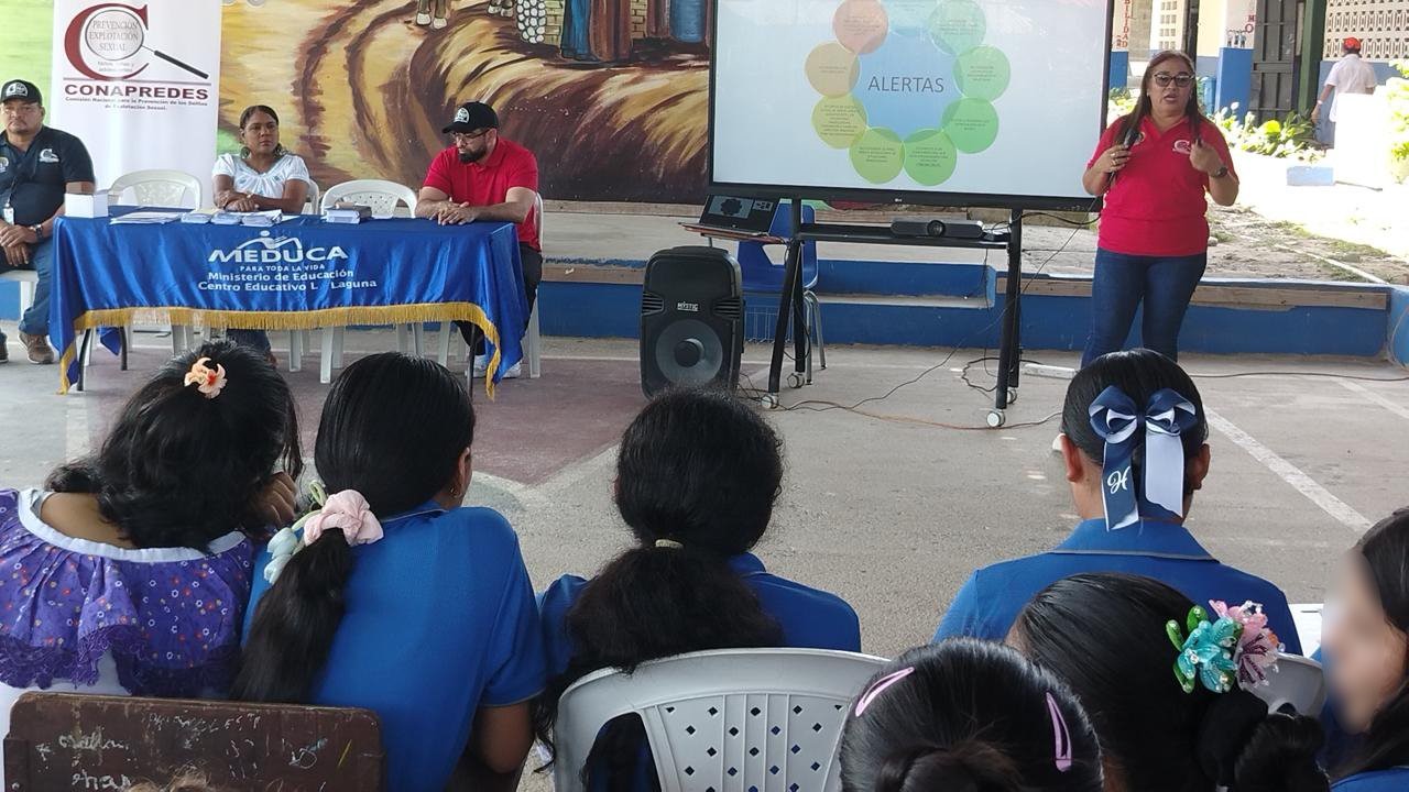 CONAPREDES fortalece la prevención de la explotación sexual de niños, niñas y adolescentes en San Carlos