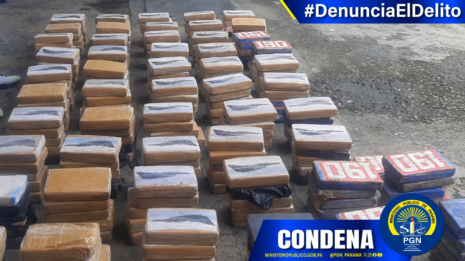 Condenan a tres hombres por tráfico internacional de droga en Panamá Oeste