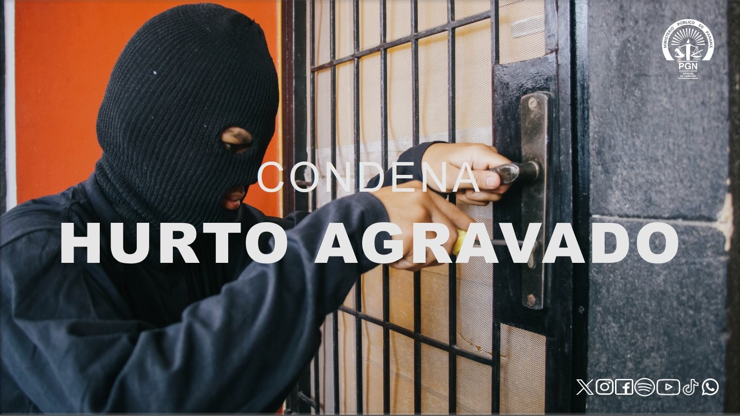 Condenan a un hombre a 61 meses de prisión por el delito de hurto agravado en Panamá Oeste