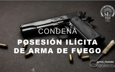 Se le ubicó un arma de fuego sin los permisos correspondientes y lo condenan a 72 meses de prisión