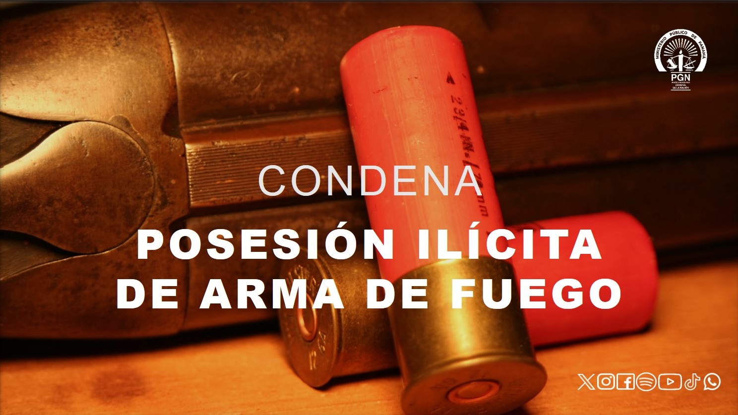 Lo condenan a 72 meses de prisión por mantener una escopeta en su residencia sin permiso