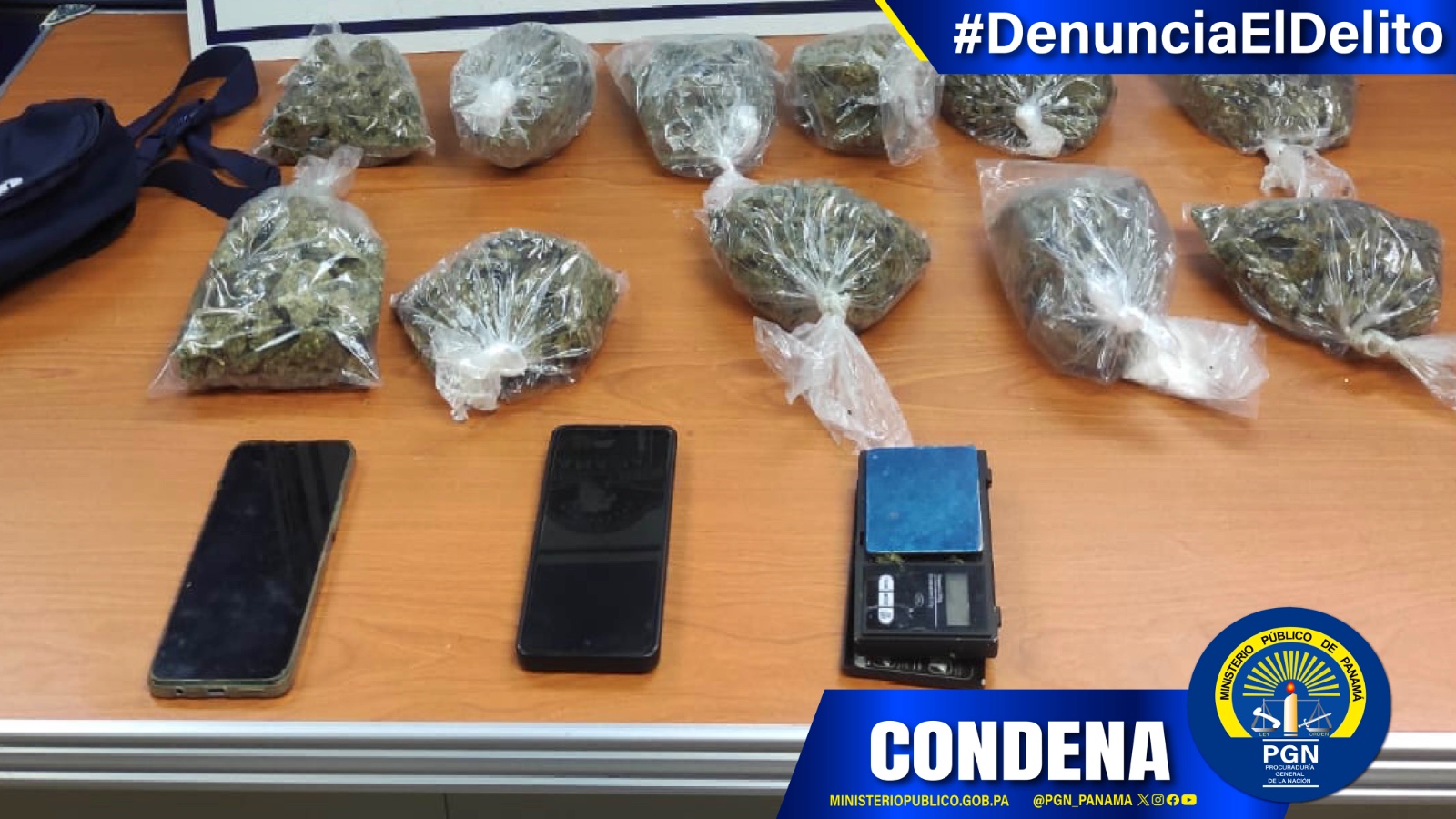 En Coclé condenan a dos hombres por delito relacionado con drogas