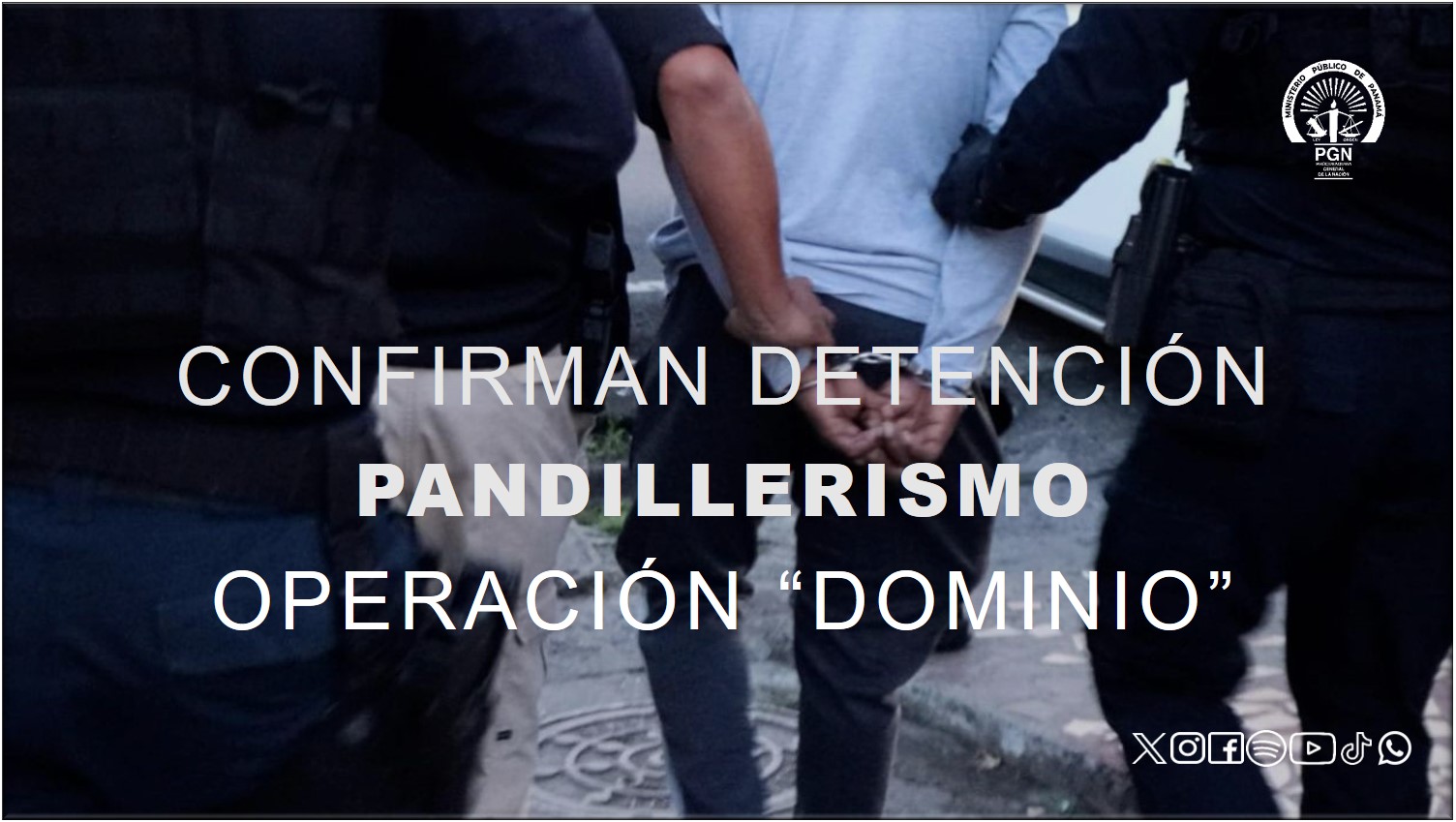 Confirman medida de detención provisional para imputado por pandillerismo