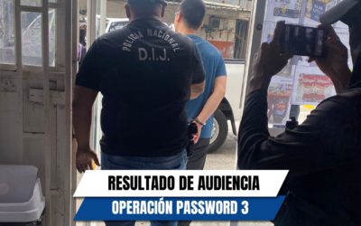 Imputan a 10 personas aprehendidas en la Operación Password 3