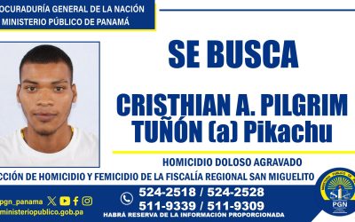 Se solicita la colaboración para ubicar hombre investigado por homicidio en El Crisol