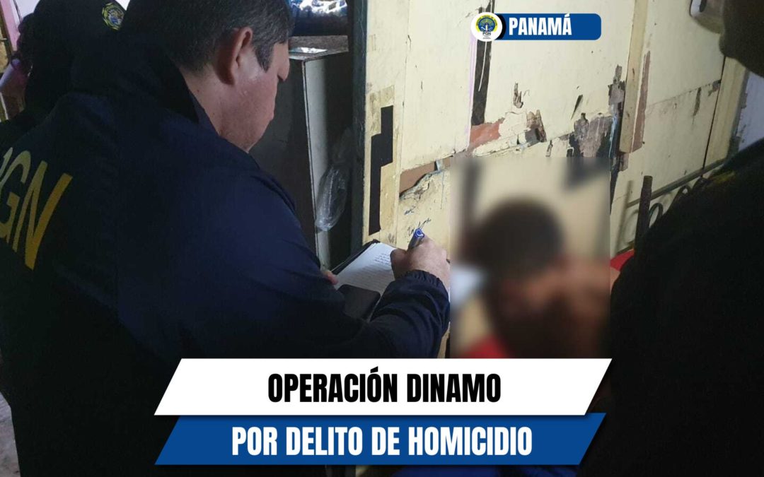 Mediante operación Dinamo se logra la aprehensión de 4 personas por delitos de homicidio