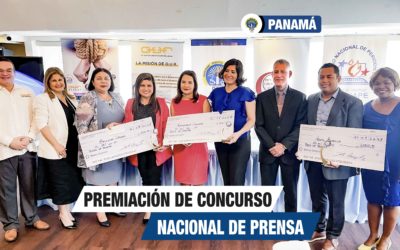 Premian a periodistas en el Primer Concurso Nacional de Prensa “Levántate Panamá contra la Trata de Persona y la Explotación Sexual”