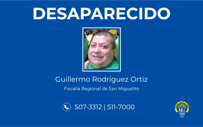 Se solicita apoyo de la ciudadanía para ubicar a una persona desaparecida