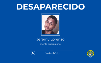 Se solicita apoyo de la ciudadanía para ubicar a una persona desaparecida