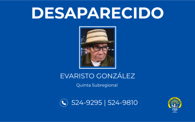 Se solicita apoyo de la ciudadanía para ubicar a una persona desaparecida