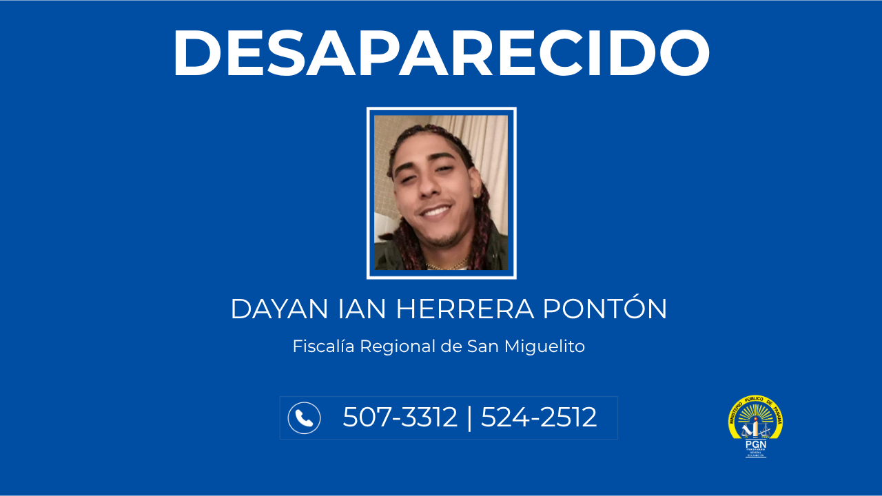 Se solicita colaboración de la ciudadanía para ubicar a una persona desaparecida