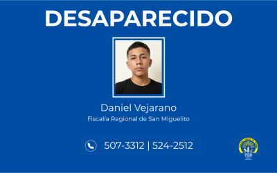 Se solicita colaboración de la ciudadanía para ubicar a una persona desaparecida