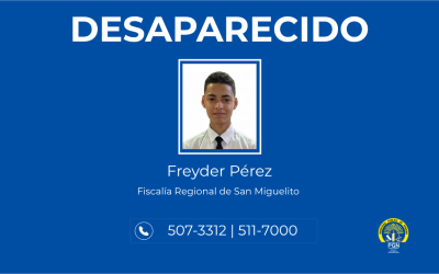 Se solicita apoyo de la ciudadanía para ubicar a persona desaparecida