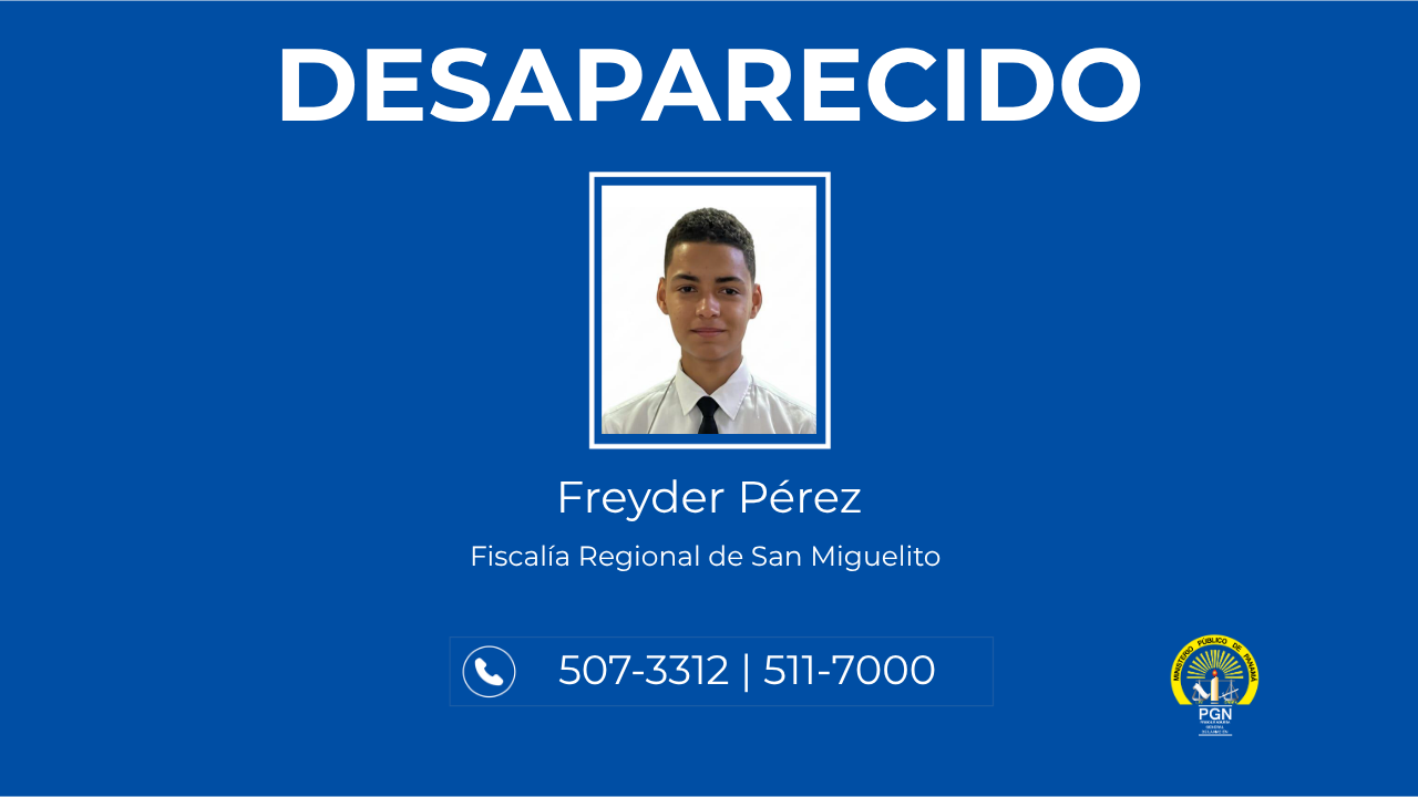 Se solicita apoyo de la ciudadanía para ubicar a persona desaparecida