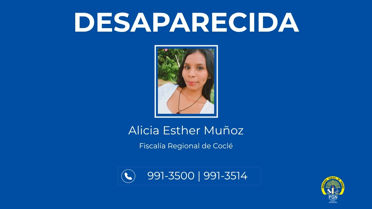 Solicitan colaboración ciudadana para ubicar a joven desaparecida en Penonomé