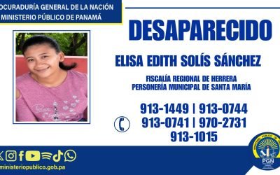 Se solicita apoyo de la ciudadanía para ubicar a persona desaparecida