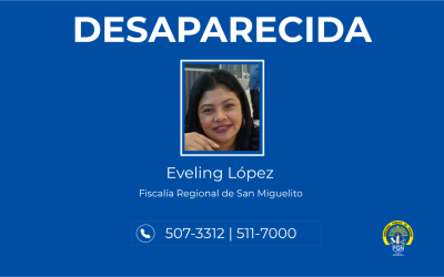 Se solicita apoyo de la ciudadanía para ubicar a una persona desaparecida
