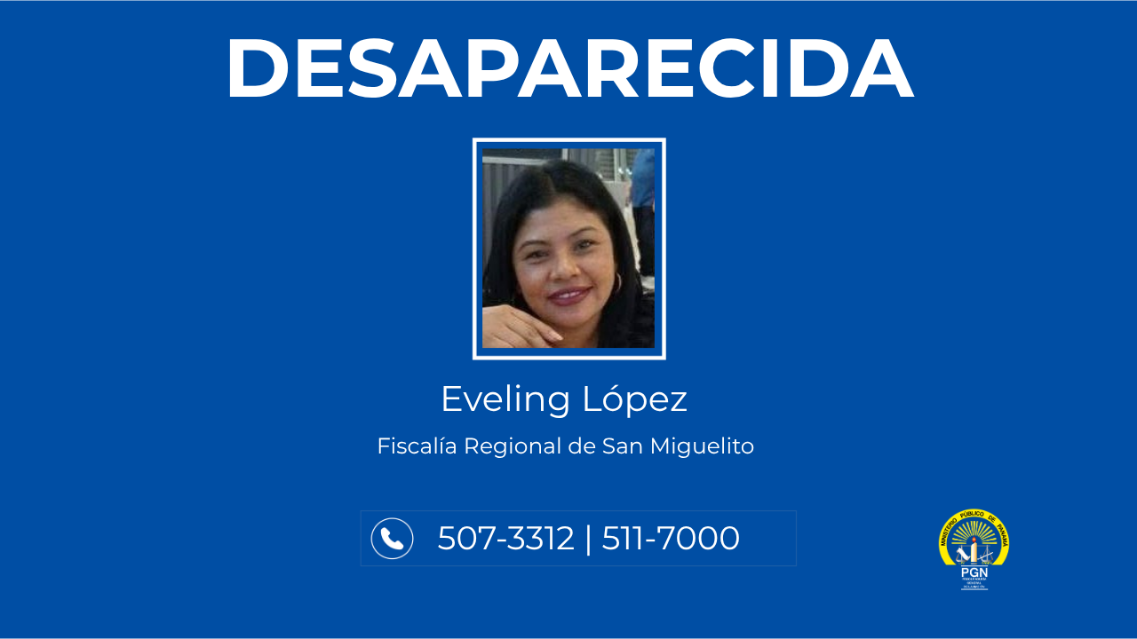 Se solicita apoyo de la ciudadanía para ubicar a una persona desaparecida