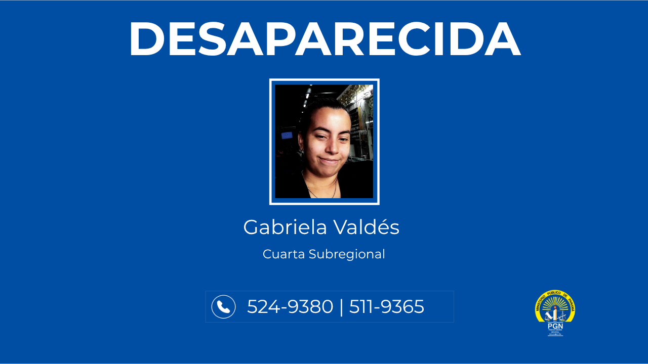 Se solicita apoyo de la ciudadanía para ubicar a persona desaparecida