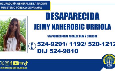 Se solicita colaboración de la ciudadanía para hallar a persona desaparecida