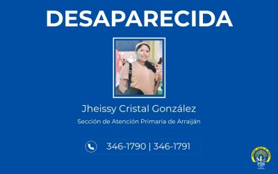 Se pide colaboración para ubicar a una joven desaparecida en el distrito de Arraiján