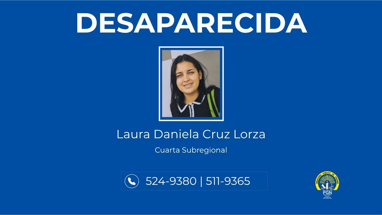 Se solicita apoyo de la ciudadanía para ubicar a persona desaparecida