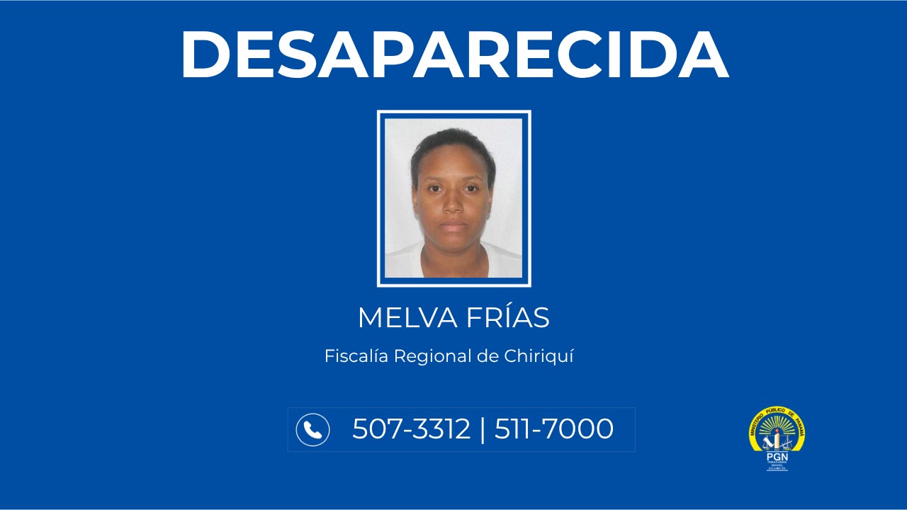Se solicita apoyo de la ciudadanía para ubicar a una persona desaparecida en San Miguelito