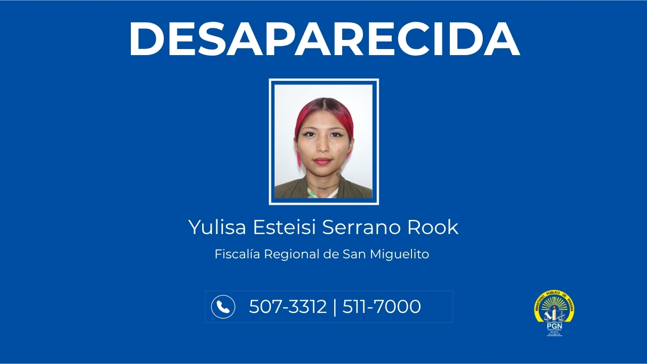 Se solicita apoyo de la ciudadanía para ubicar a persona desaparecida
