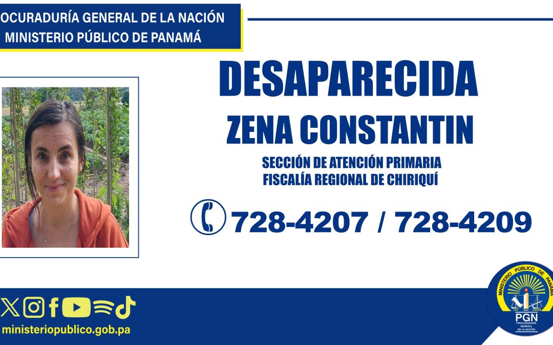 Fiscalía de Chiriquí solicita colaboración para ubicar a una mujer desaparecida