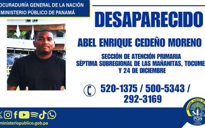 Se solicita apoyo de la ciudadanía para ubicar a persona desaparecida