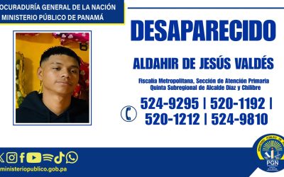 Se solicita apoyo de la ciudadanía para ubicar a persona desaparecida