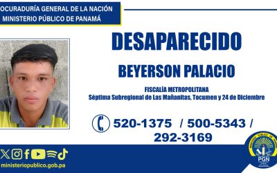 Se solicita apoyo de la ciudadanía para ubicar a persona desaparecida