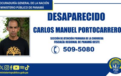 Se solicita colaboración para ubicar a un hombre desaparecido en La Chorrera