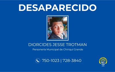 En Bocas del Toro solicitan colaboración para ubicar a una persona desaparecida