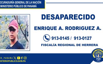 Se solicita colaboración ciudadana para ubicar a una persona desaparecida