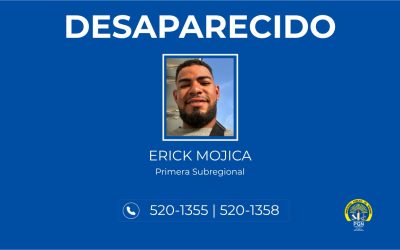 Se solicita apoyo de la ciudadanía para ubicar a una persona desaparecida