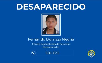 Se solicita apoyo de la ciudadanía para ubicar a persona desaparecida