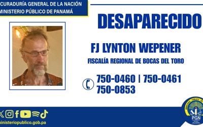 En Bocas del Toro se solicita colaboración para ubicar a una persona reportada como desaparecida