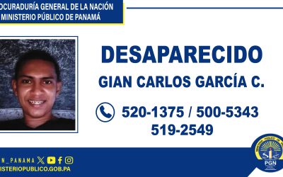 Se solicita la cooperación de la ciudadanía para ubicar a una persona desaparecida