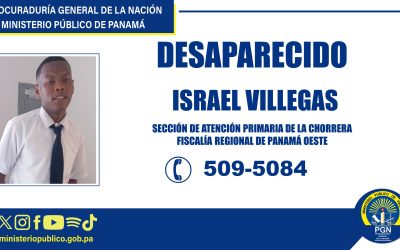 En La Chorrera, solicitan colaboración para dar con el paradero de un joven desaparecido