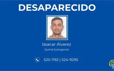 Solicitan colaboración ciudadana para ubicar a una persona desaparecida en Alcalde Díaz