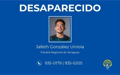 Se solicita apoyo de la ciudadanía para ubicar a persona desaparecida en Veraguas