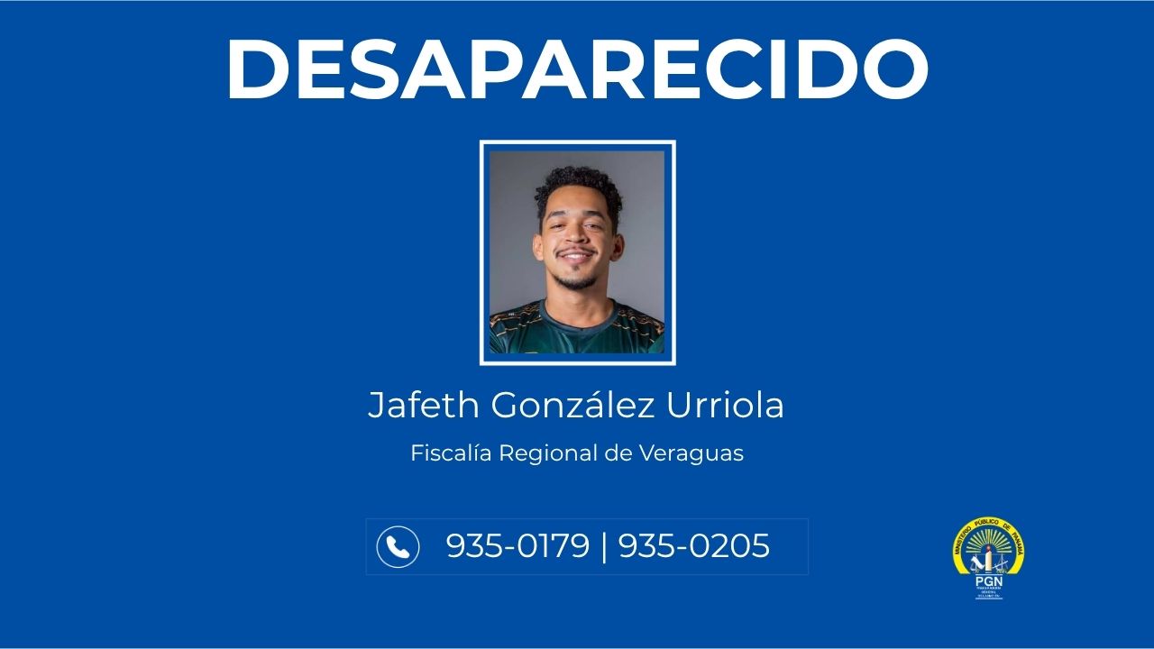 Se solicita apoyo de la ciudadanía para ubicar a persona desaparecida en Veraguas