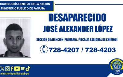 Hombre desaparece en Gualaca, Chiriquí, se requiere el apoyo de la comunidad para dar con su ubicación
