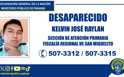 Se solicita apoyo para ubicar ciudadano desaparecido en San Miguelito