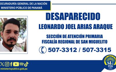 En San Miguelito requieren apoyo para ubicar ciudadano venezolano desaparecido