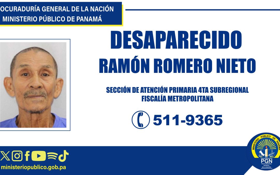 Se solicita la colaboración ciudadana para localizar a hombre desaparecido